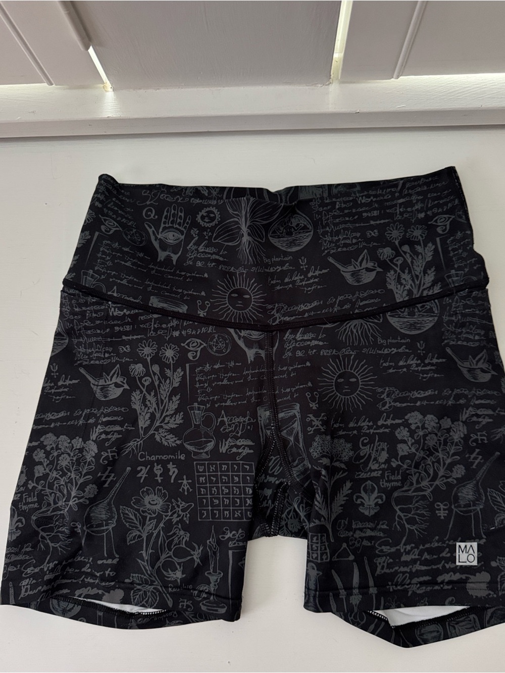 Malo Republic A Little Bit Longer Short in Botanical Print
